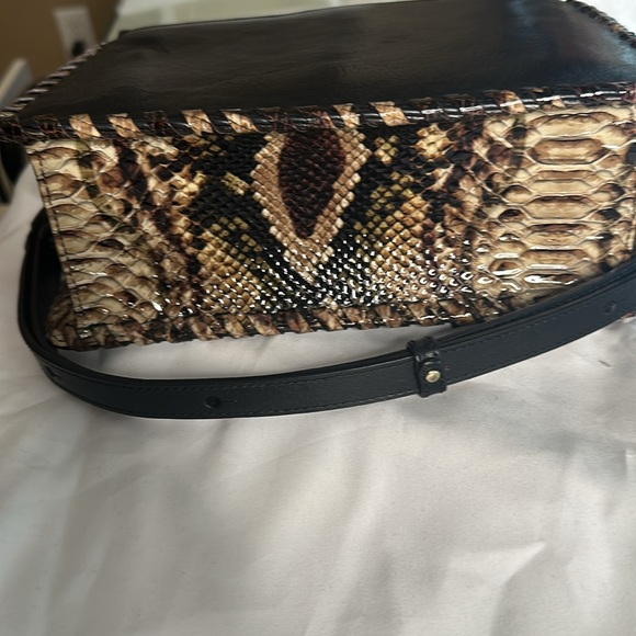 Brahmin mini Francine travertine ballington shoulder bag. - Picture 5 of 9